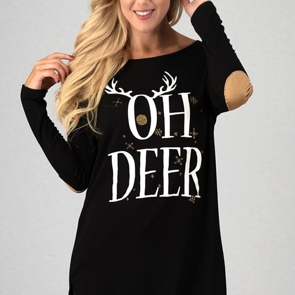 OH DEER TOP - NWT